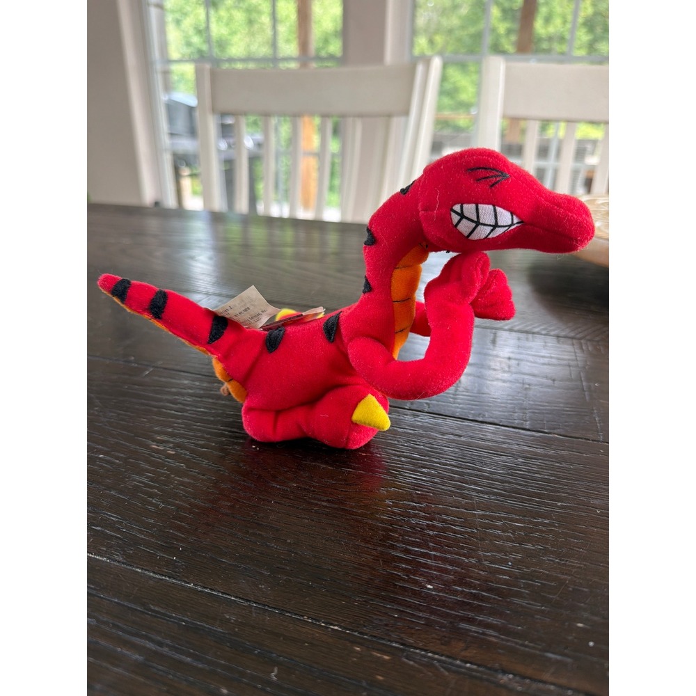 Vintage 1998 Velocicrapper Dinosaur Meanies Series 2 Plush